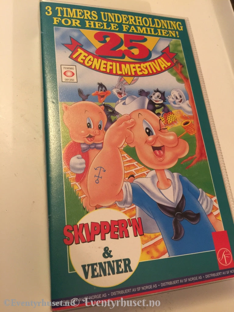 Tegnefilmfestival. Skippern & Venner. 1933-48. Vhs. Vhs