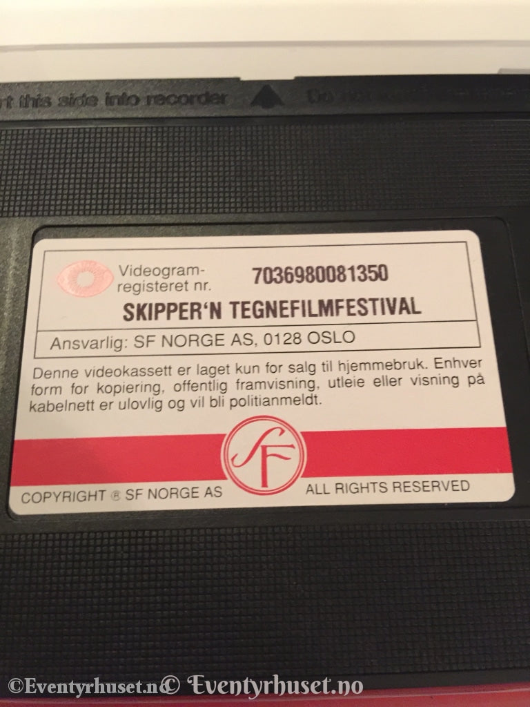Tegnefilmfestival. Skippern & Venner. 1933-48. Vhs. Vhs