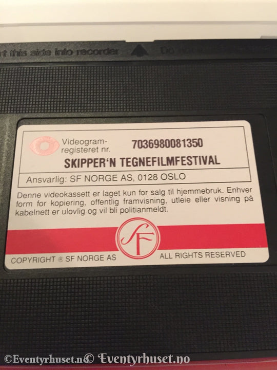 Tegnefilmfestival. Skippern & Venner. 1933-48. Vhs. Vhs