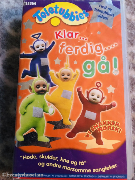 Teletubbies. 2000. Klar... Ferdig... Gå! Vhs. Vhs