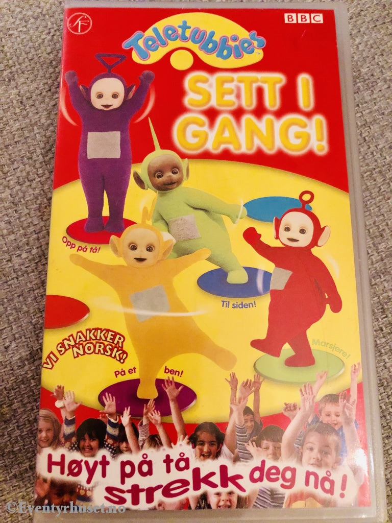 Teletubbies. 2001. Sett I Gang! Vhs. Vhs