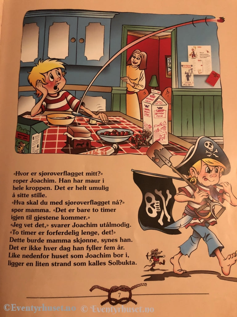 Terje Formoe. 1995. Kaptein Sabeltann Og Joachim På Eventyr Med Den Sorte Dame. Fortelling