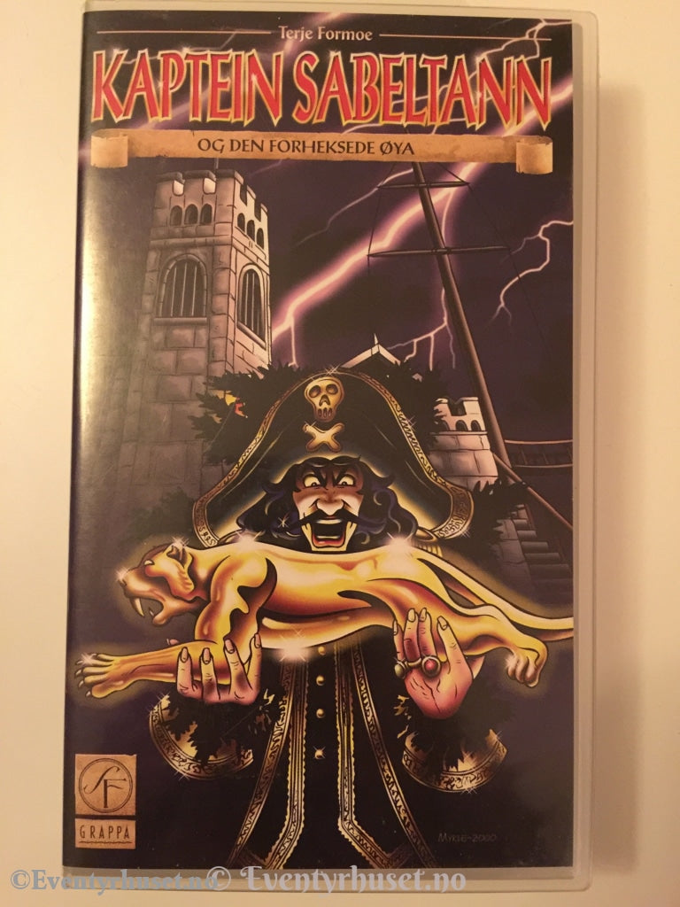 Terje Formoe. 2000. Kaptein Sabeltann Og Den Forheksede Øya. Vhs. Vhs