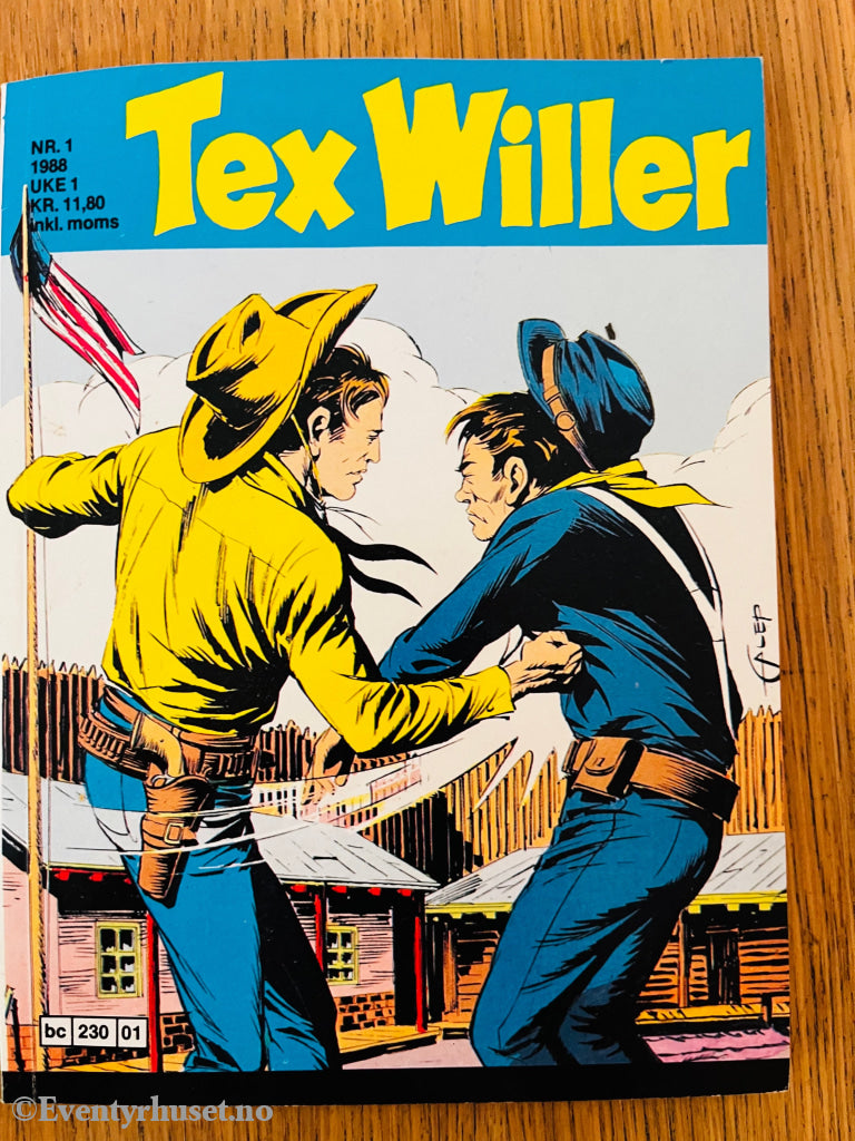 Tex Willer Nr. 1 (1988). Tegneseriepocket.