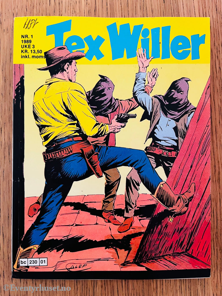 Tex Willer nr. 1 (1989). Tegneseriepocket.