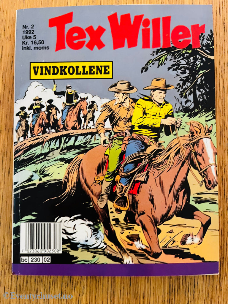 Tex Willer nr. 1 (1991). Tegneseriepocket.