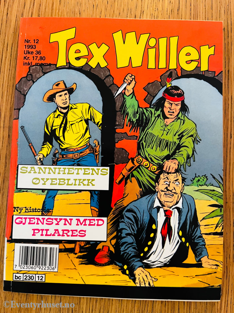 Tex Willer nr. 12 (1993). Tegneseriepocket.