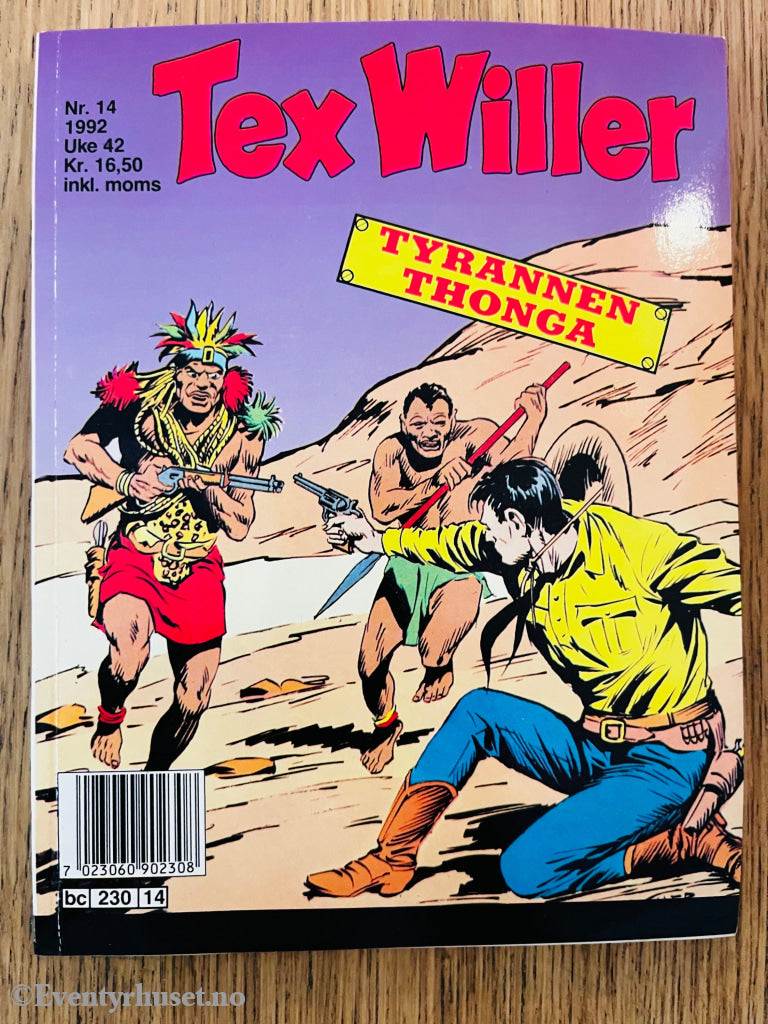 Tex Willer nr. 14 (1992). Tegneseriepocket.
