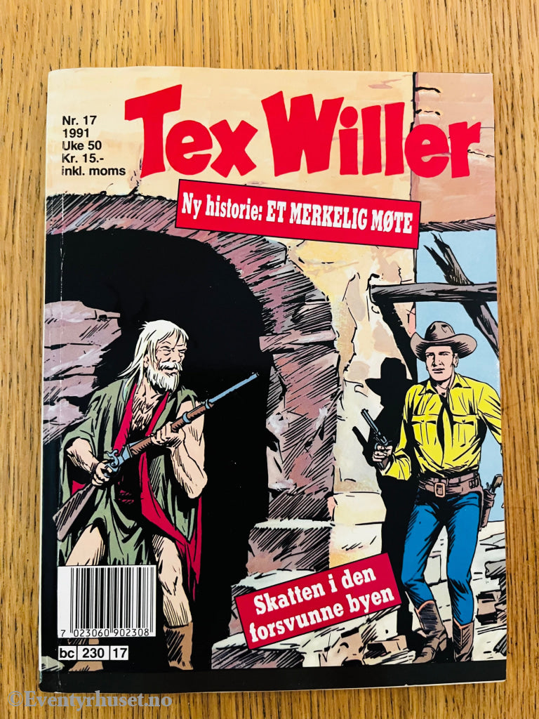 Tex Willer nr. 17 (1991). Tegneseriepocket.