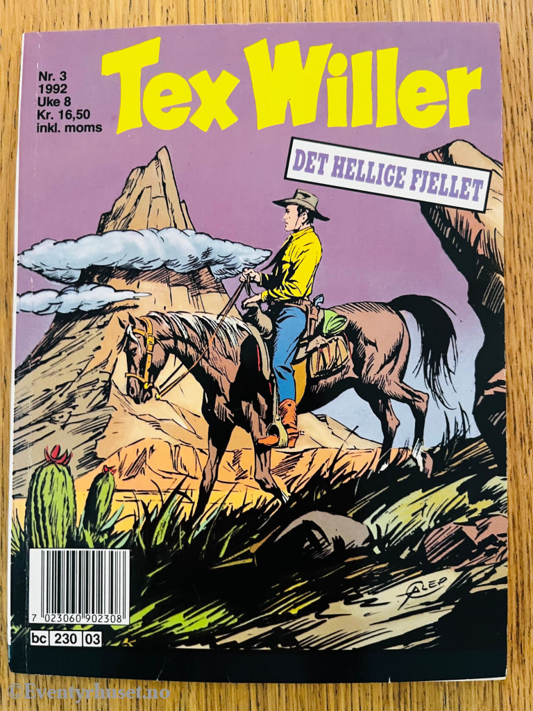 Tex Willer nr. 2 (1991). Tegneseriepocket.