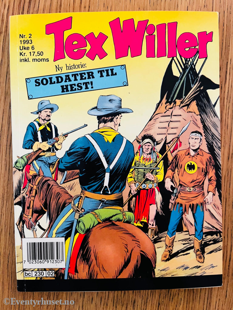 Tex Willer nr. 2 (1993). Tegneseriepocket.