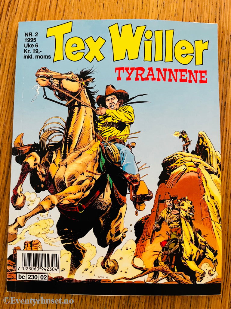 Tex Willer nr. 2 (1995). Tegneseriepocket.