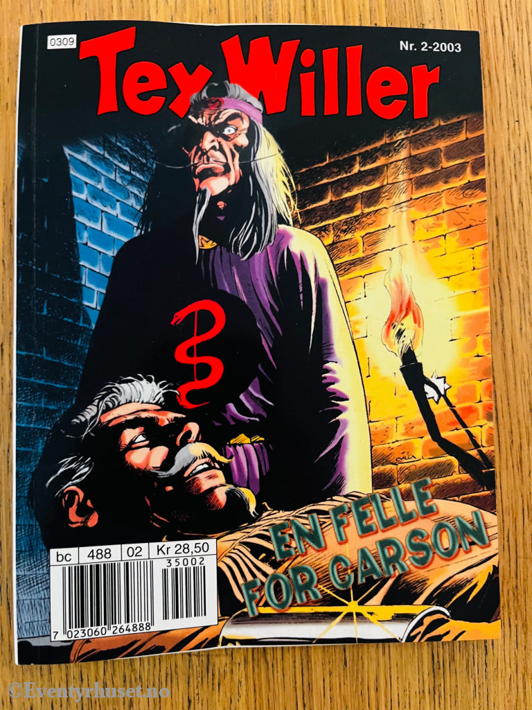 Tex Willer Nr. 2 (2003) – En felle for Carson. Tegneseriepocket.