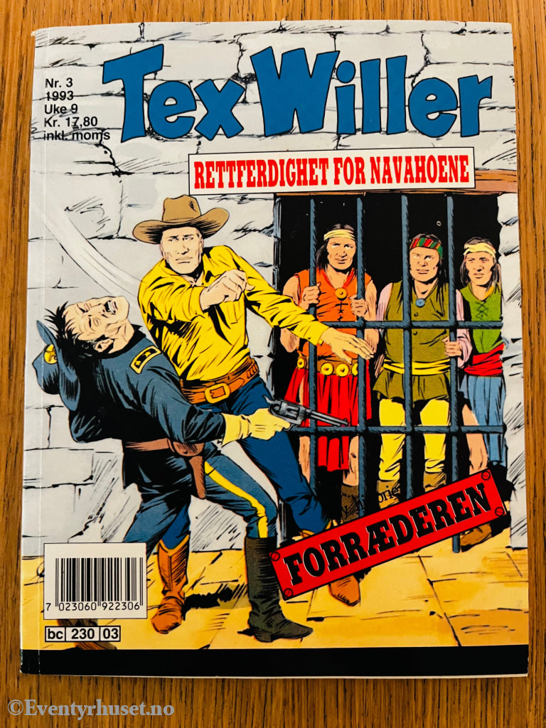 Tex Willer nr. 3 (1993). Tegneseriepocket.