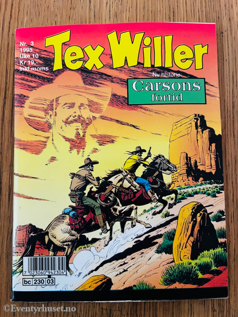 Tex Willer nr. 3 (1995). Tegneseriepocket.