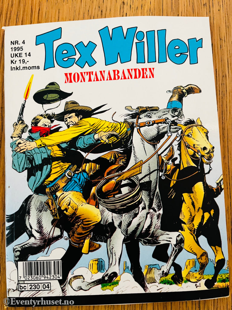 Tex Willer nr. 4 (1995). Tegneseriepocket.