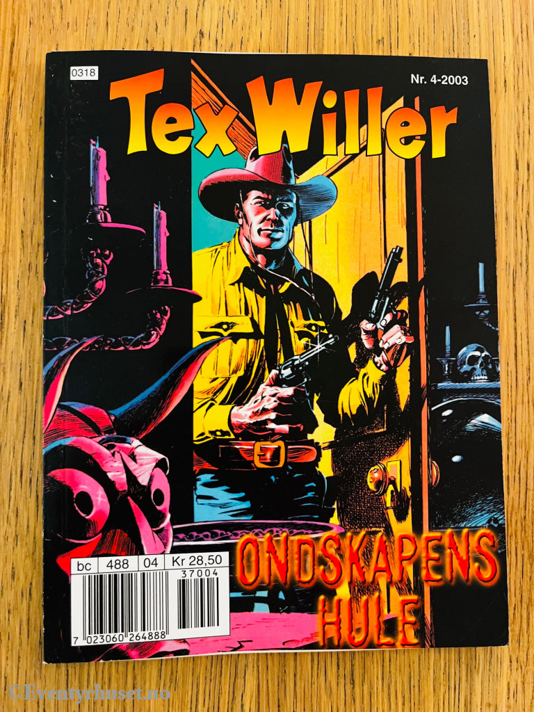 Tex Willer Nr. 4 (2003) – Ondskapens hule. Tegneseriepocket.