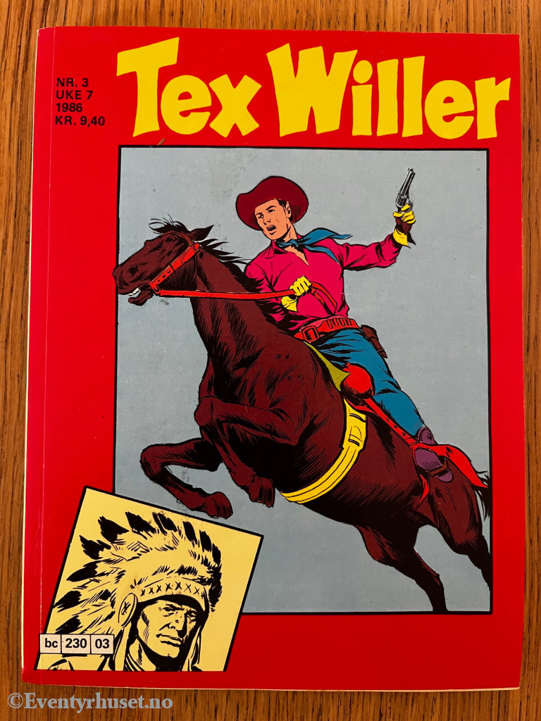 Tex Willer Nr. 5 (1986). Tegneseriepocket.