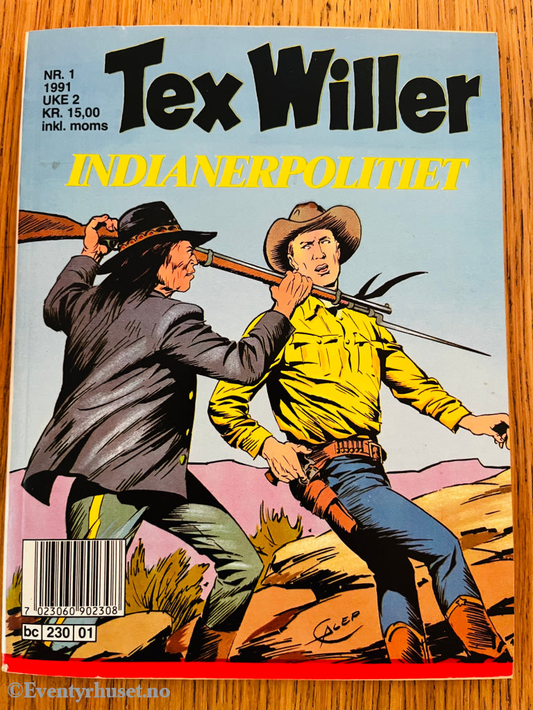 Tex Willer nr. 5 (1992). Tegneseriepocket.