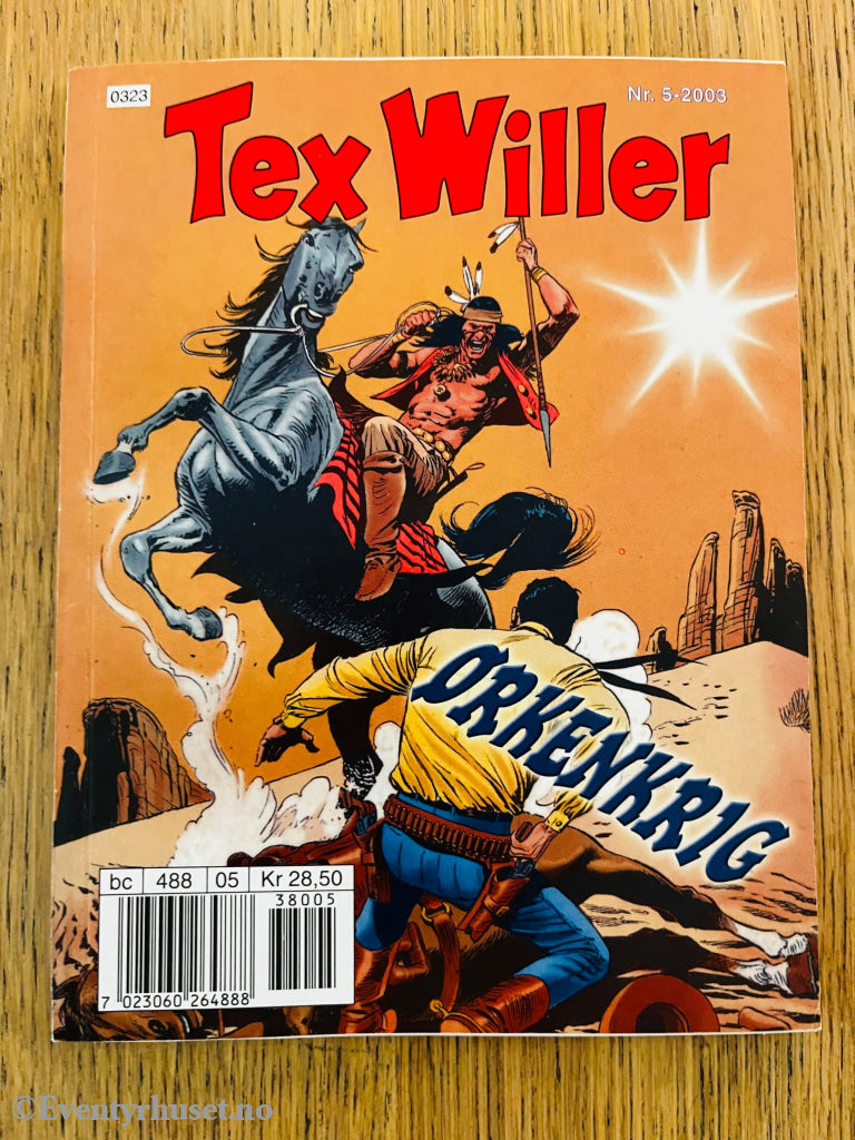 Tex Willer Nr. 5 (2003) – Ørkenkrig. Tegneseriepocket.