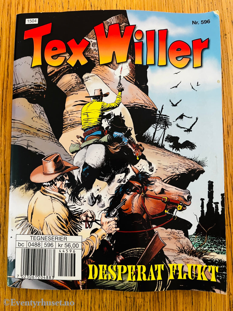 Tex Willer Nr. 596 (2015) – Desperat flukt. Tegneseriepocket.