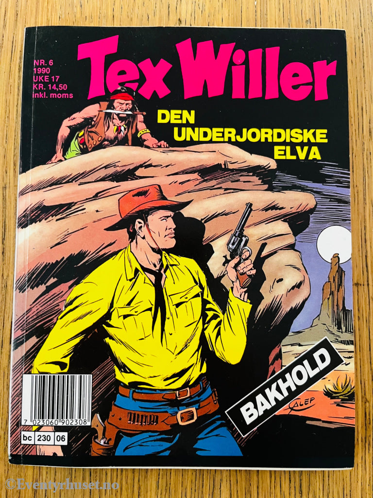 Tex Willer Nr. 6 (1990) – Den underjordiske elva. Tegneseriepocket.