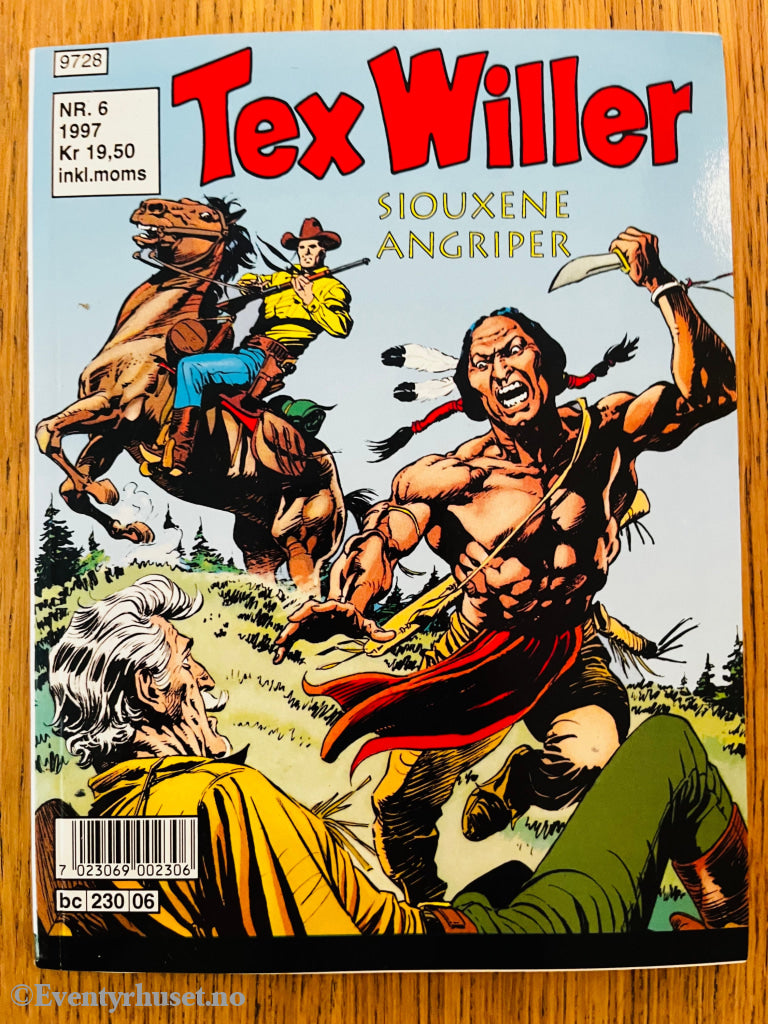 Tex Willer nr. 6 (1997). Tegneseriepocket.