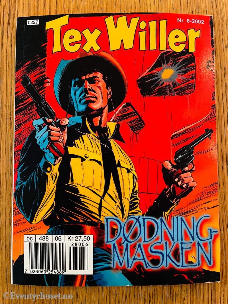 Tex Willer Nr. 6 (2002) – Dødningmasken. Tegneseriepocket.
