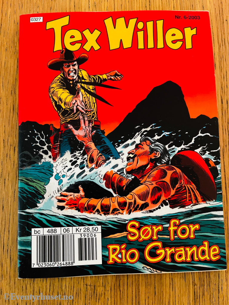Tex Willer Nr. 6 (2003) – Sør for Rio Grande. Tegneseriepocket.