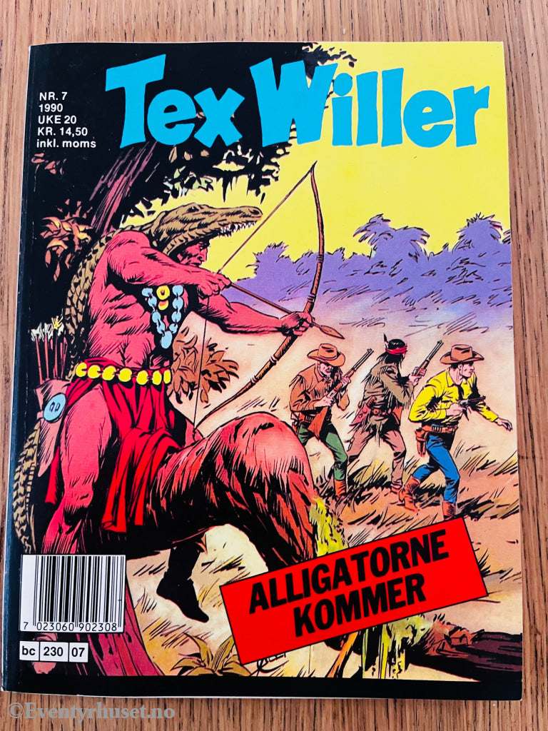 Tex Willer Nr. 7 (1990) – Alligatorene kommer. Tegneseriepocket.