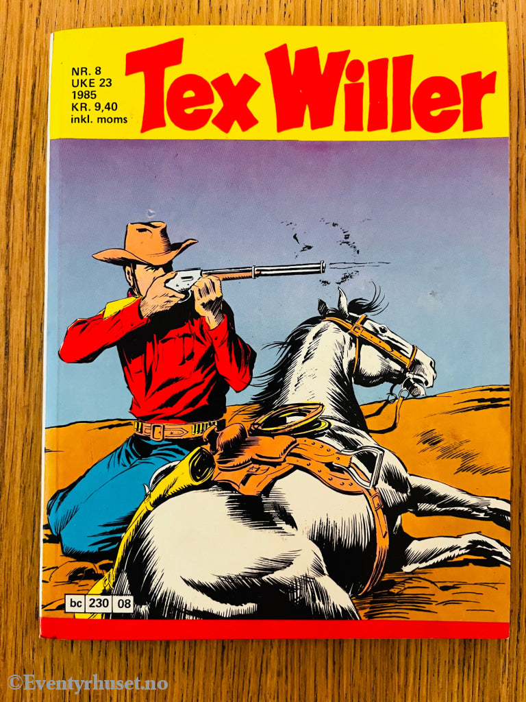 Tex Willer nr. 8 (1985). Tegneseriepocket.