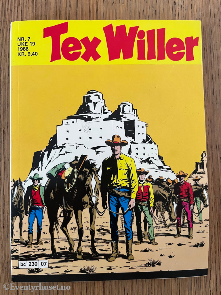 Tex Willer Nr. 8 (1986). Tegneseriepocket.