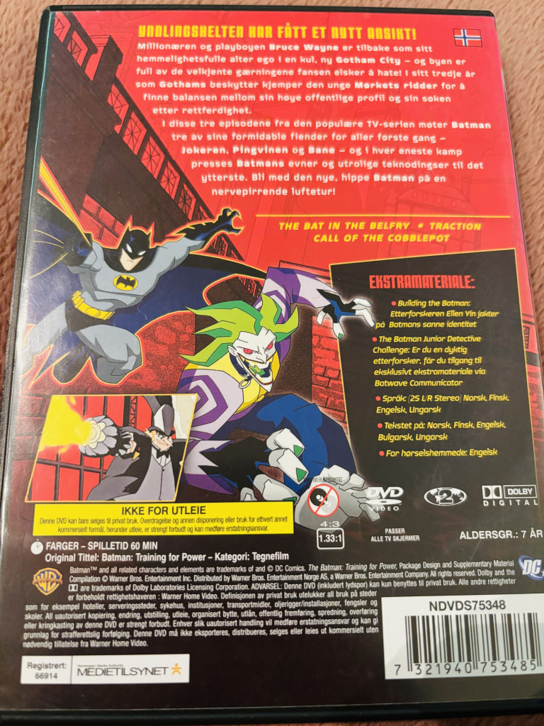 The Batman - Training for Power Volum 1. DVD.