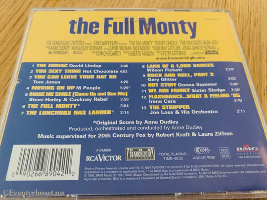 The Full Monty (Soundtrack). 1997. Cd. Cd