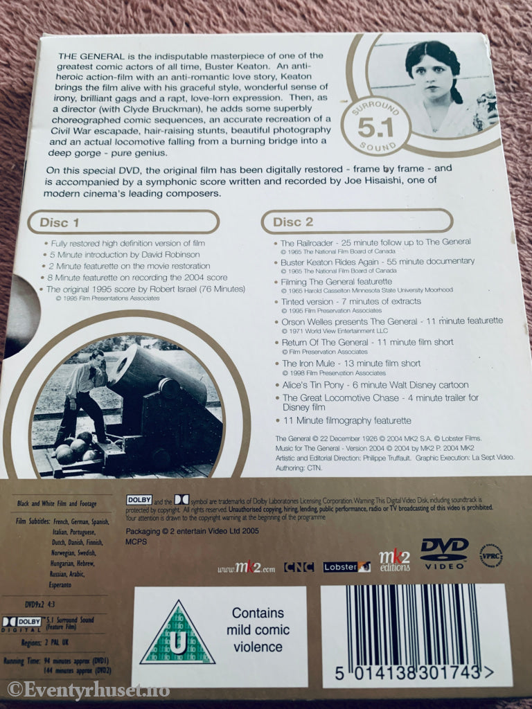 The General (1926). DVD.