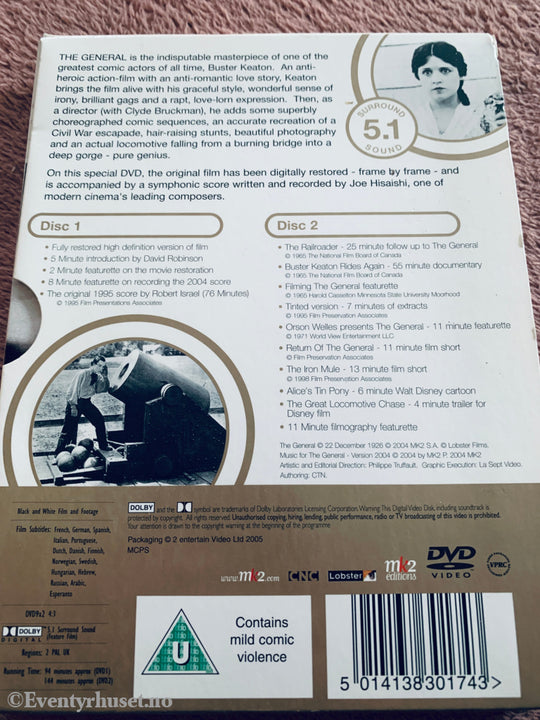 The General (1926). DVD.