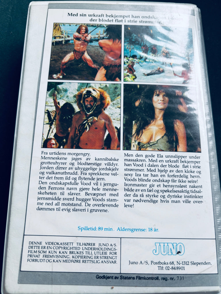 The Ironmaster. VHS Big Box. VHS