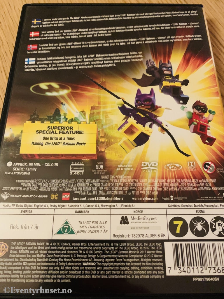 The Lego Batman Movie. Dvd. Dvd