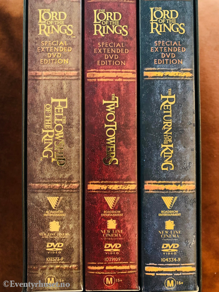 The Lord Of Rings. Special Extended Dvd Edition. Ringenes Herre. Samleboks.