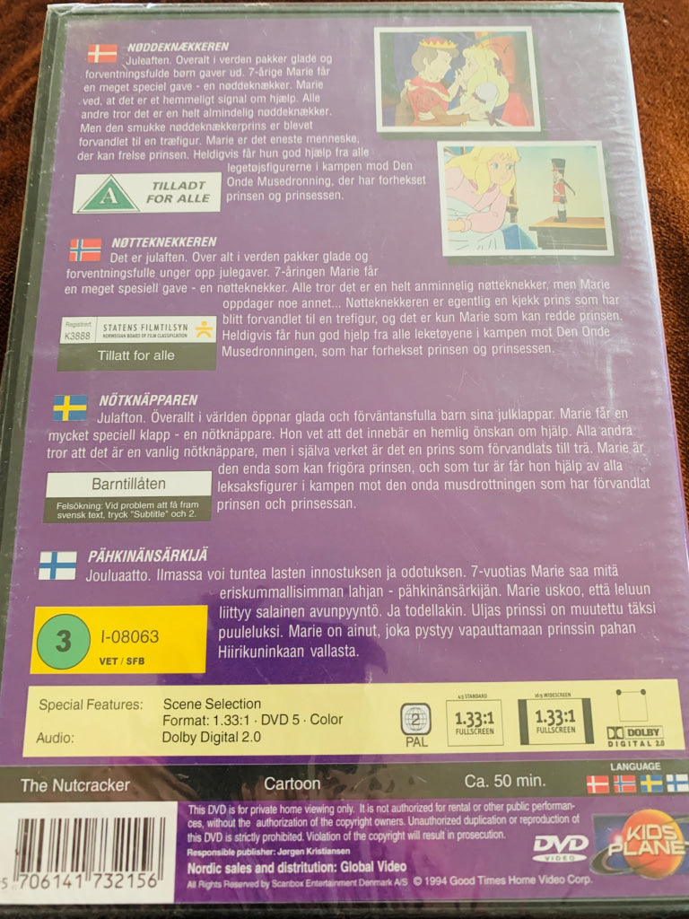 The Nutcracker. DVD. Ny i plast!