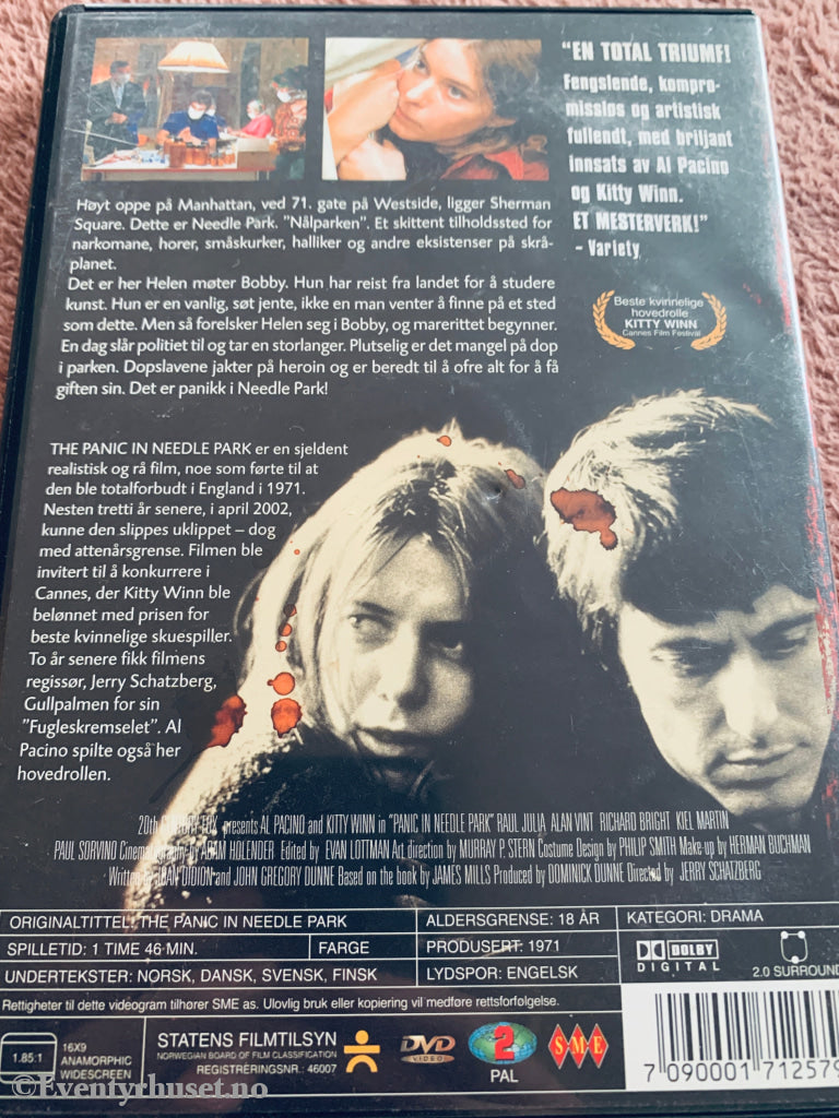 The Panic in Needle Park (1971). DVD.