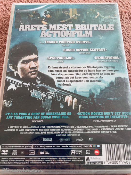 The Raid: Redemption (2011). DVD. Ny i plast!