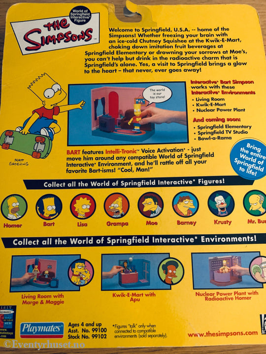 The Simpsons - Bart Simpson. Actionfigur. Ny i uåpnet eske! Actionfigur