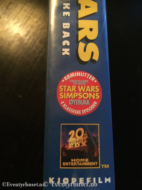 Bart Wars - The Simpsons Strikes Back. 1992 98. Vhs (Norsk).