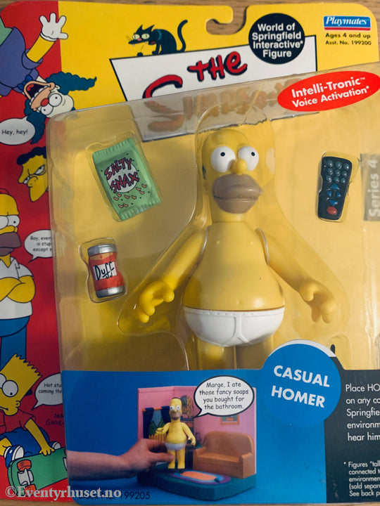 The Simpsons - Casual Homer. Actionfigur. Ny i uåpnet eske! Actionfigur