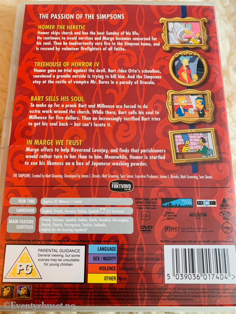 The Simpsons Classics. Heaven and Hell. DVD.