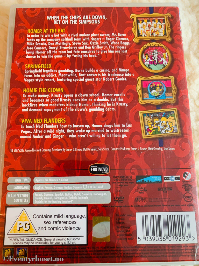 The Simpsons Classics. Viva Los Simpsons. DVD.