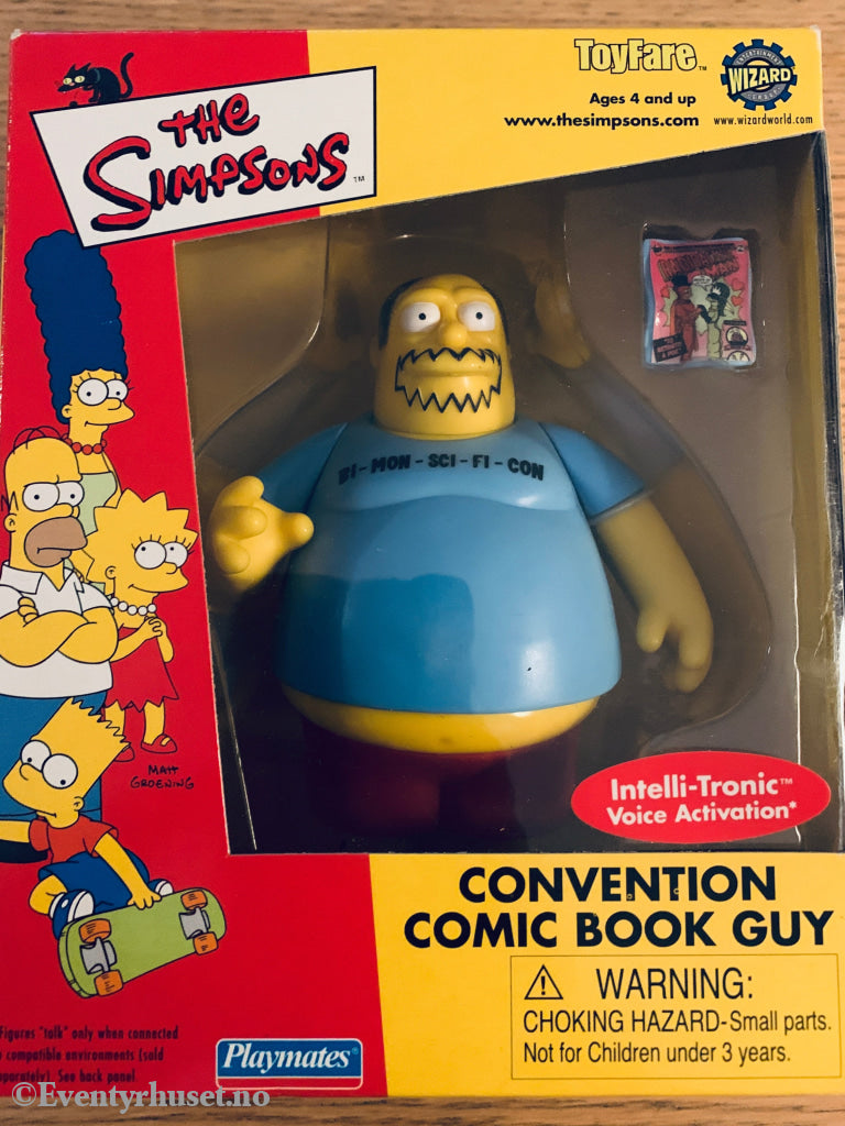 The Simpsons - Convention Comic Book Guy. Actionfigur. Ny i uåpnet eske! Actionfigur