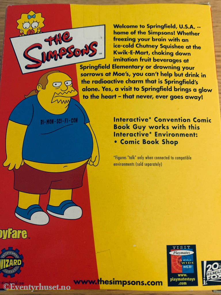 The Simpsons - Convention Comic Book Guy. Actionfigur. Ny i uåpnet eske! Actionfigur
