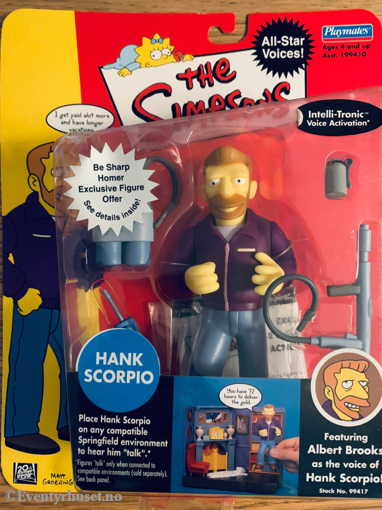 The Simpsons - Hank Scorpio. Actionfigur. Ny i uåpnet eske! Actionfigur